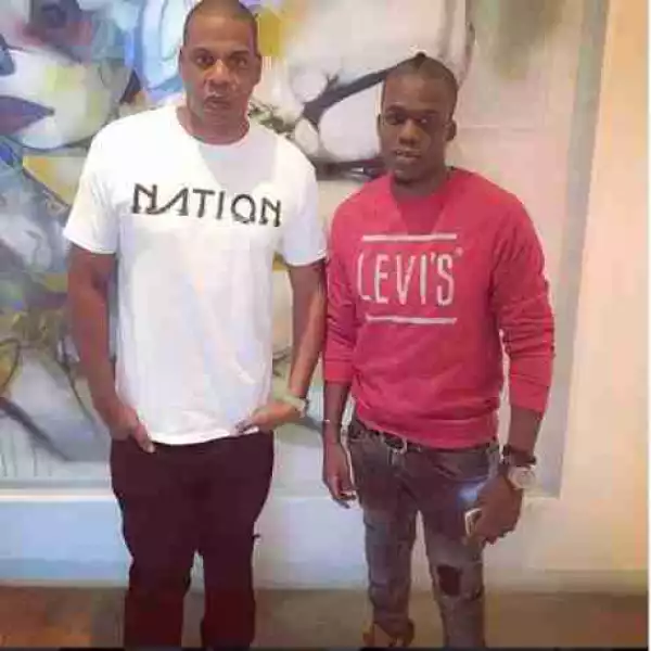 Rapper Iceberg Slim Spotted With American Rapper, Jay Z (Photos)